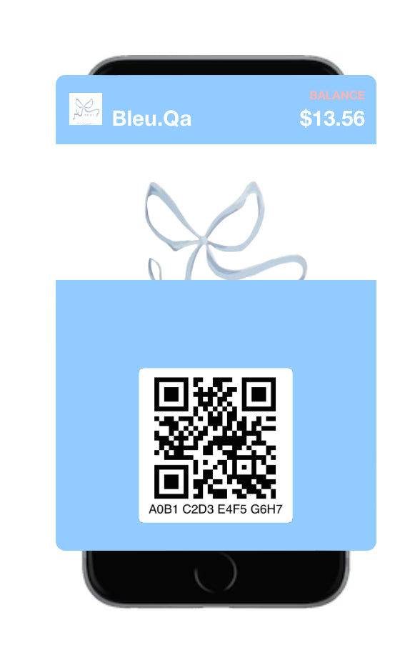 Bleu gift card