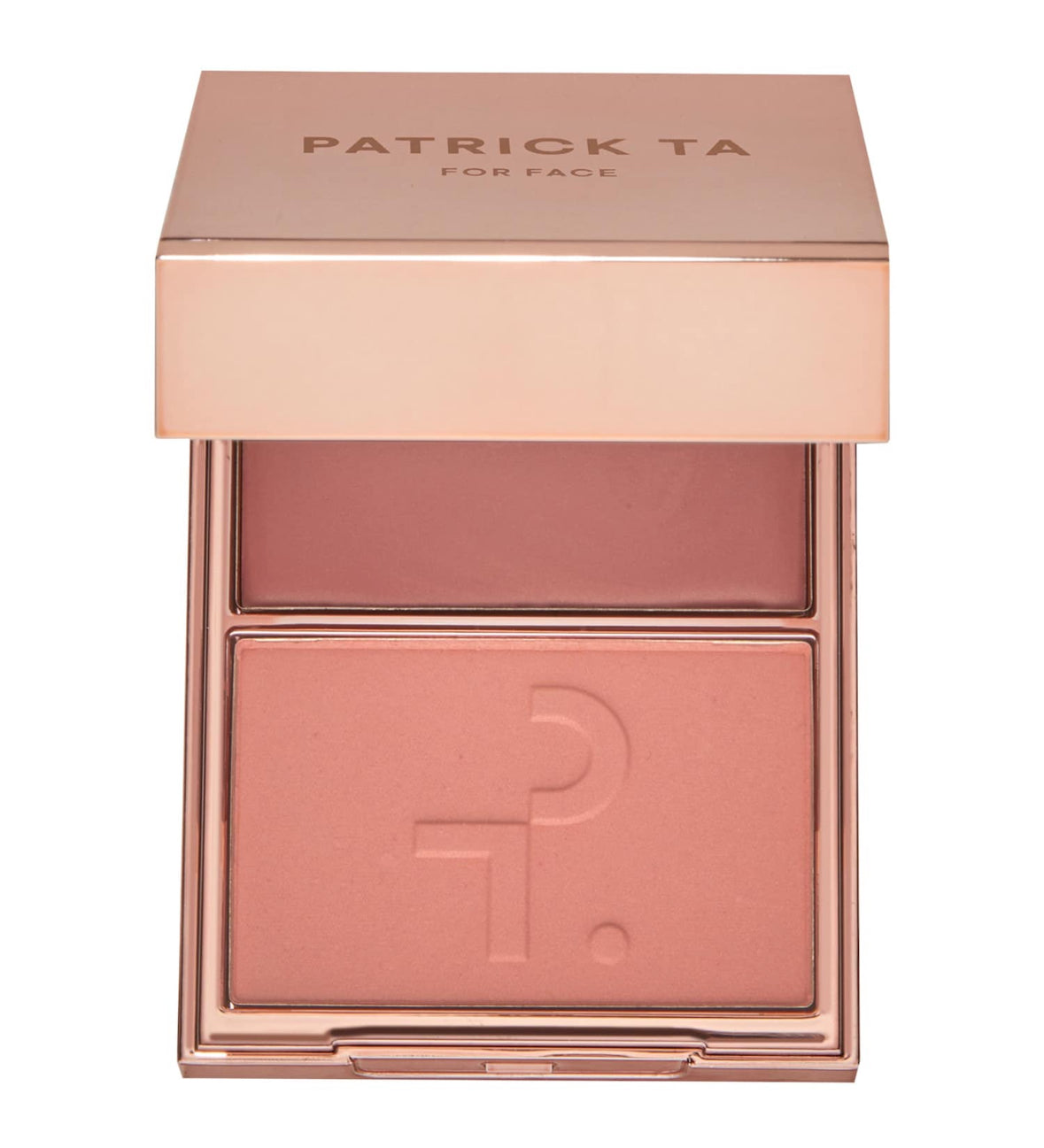 PATRICK TA MAJOR HEADLINES
DOUBLE-TAKE CRÈME & POWDER BLUSH DUO