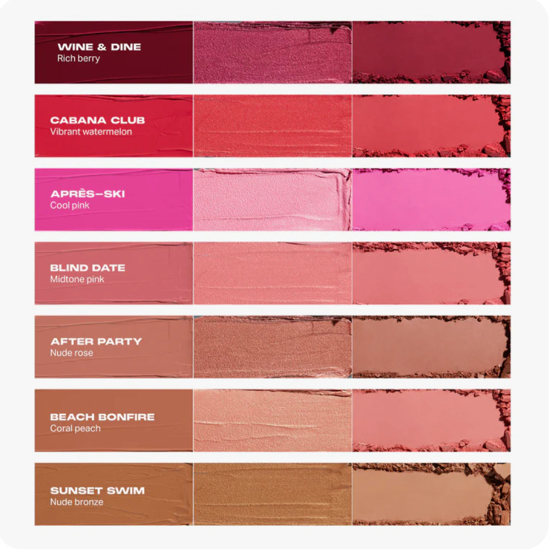 Morphe cheek thrill multi finish face trio