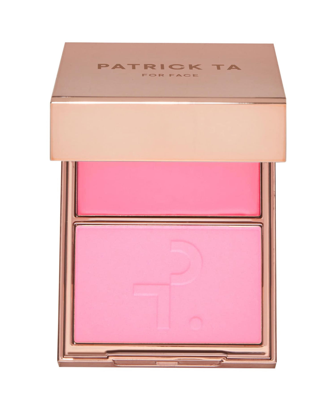 PATRICK TA MAJOR HEADLINES
DOUBLE-TAKE CRÈME & POWDER BLUSH DUO