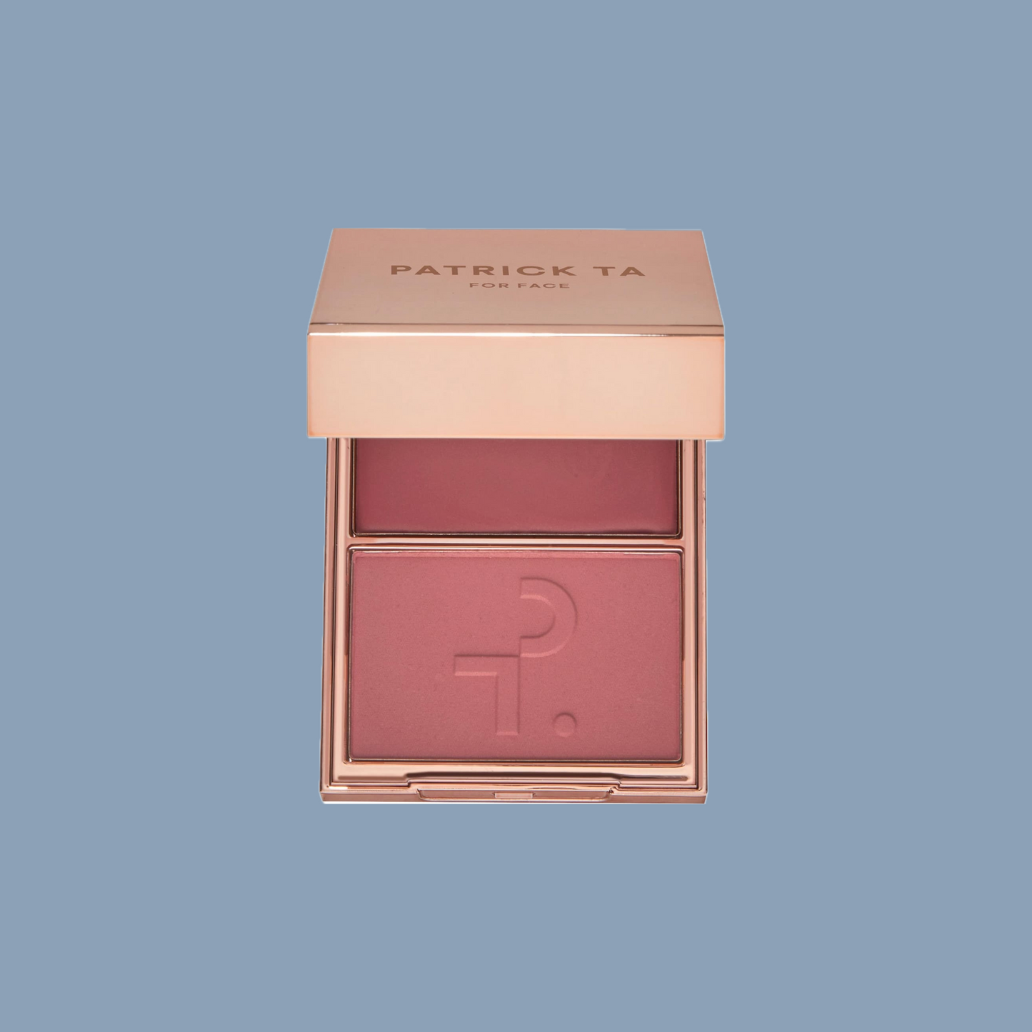 PATRICK TA MAJOR HEADLINES
DOUBLE-TAKE CRÈME & POWDER BLUSH DUO