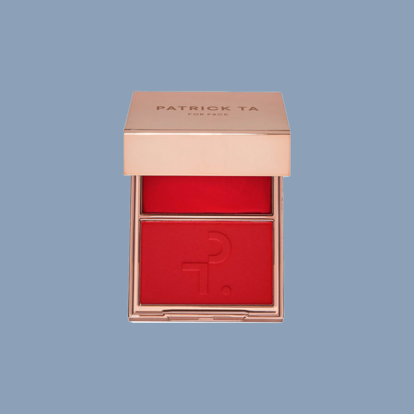 PATRICK TA MAJOR HEADLINES
DOUBLE-TAKE CRÈME & POWDER BLUSH DUO