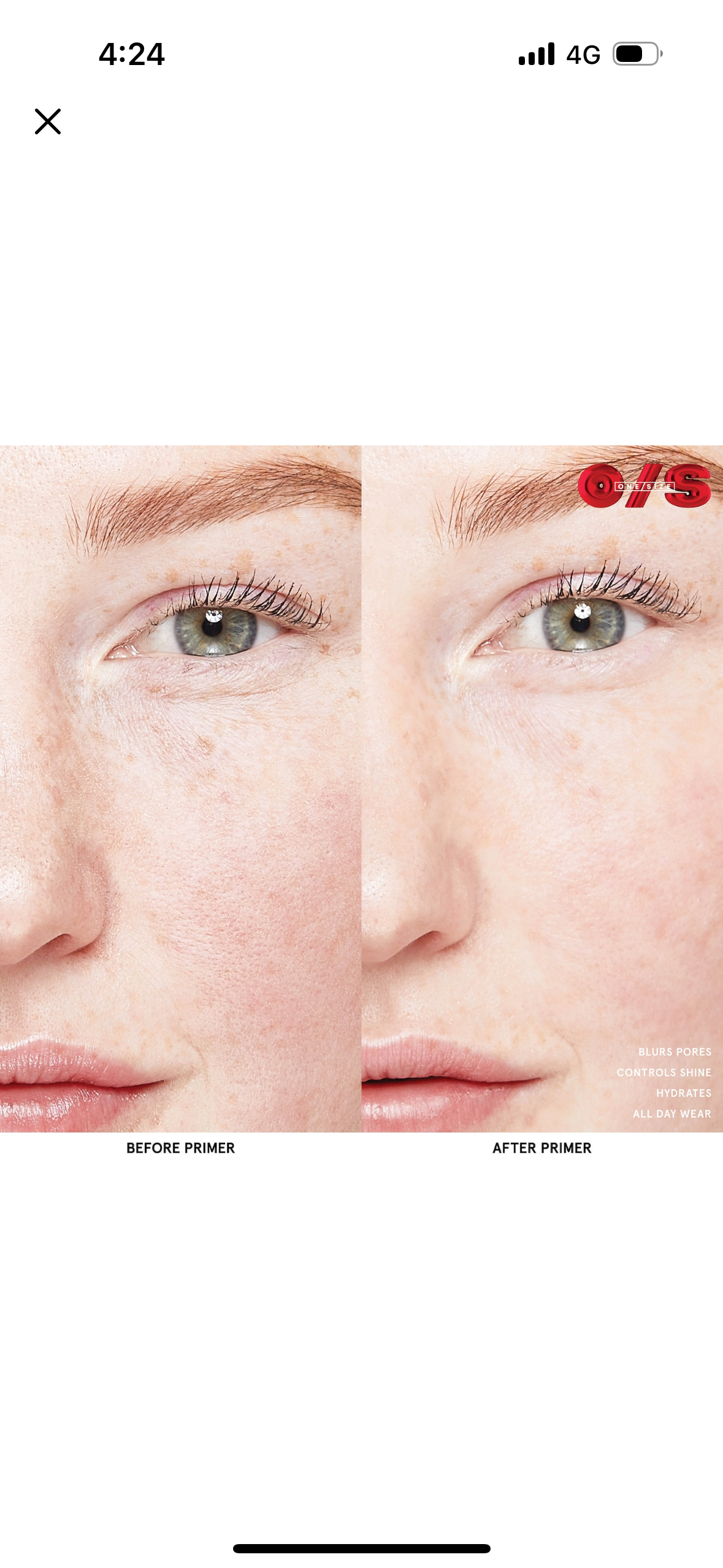 One size secure the blur makeup magnet primer