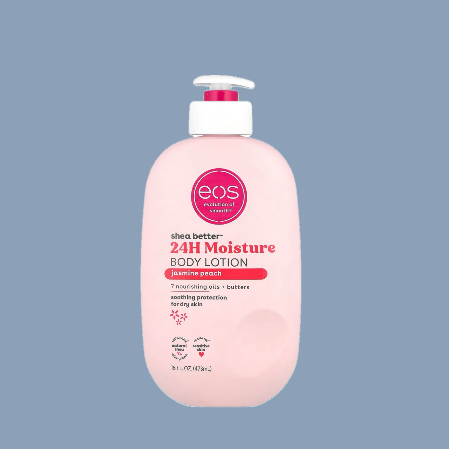 EOS 24 Hour shea better moisture body lotion .