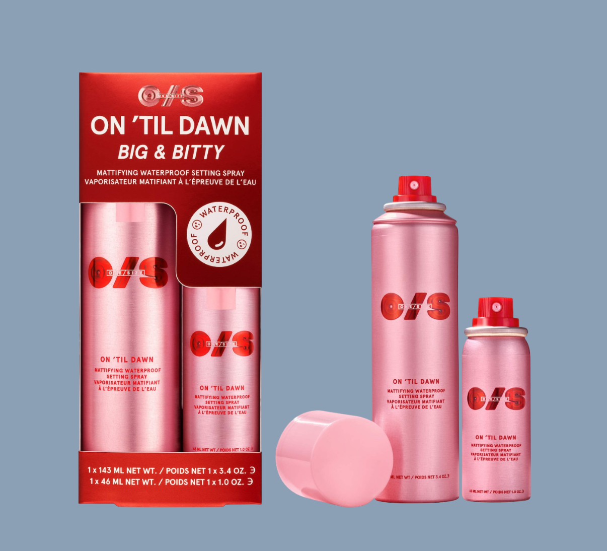 One size on til dawn marring setting spray set