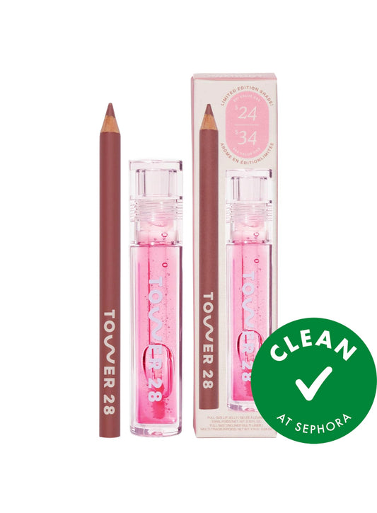 Tower 28 Lip + Shine Lip kit