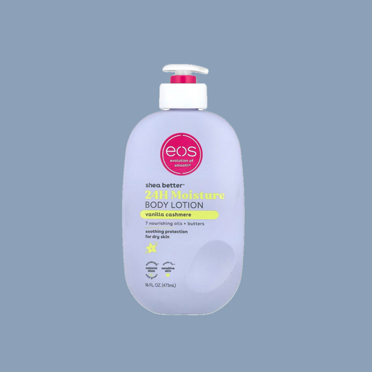 EOS 24 Hour shea better moisture body lotion .